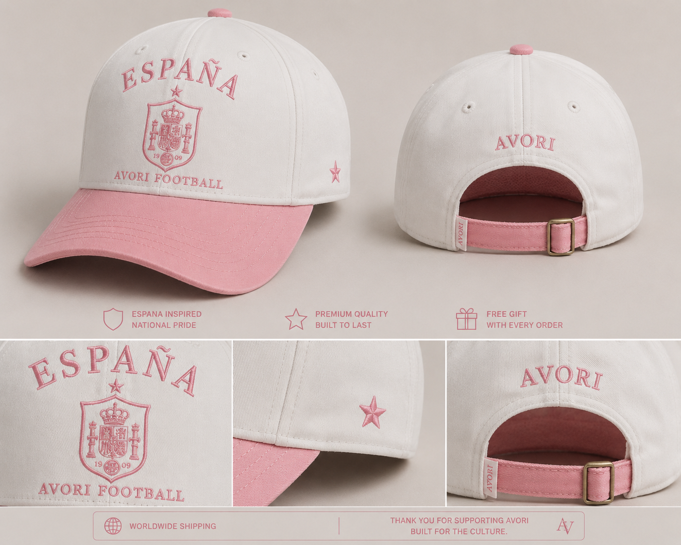 Free Cap with every order (set)