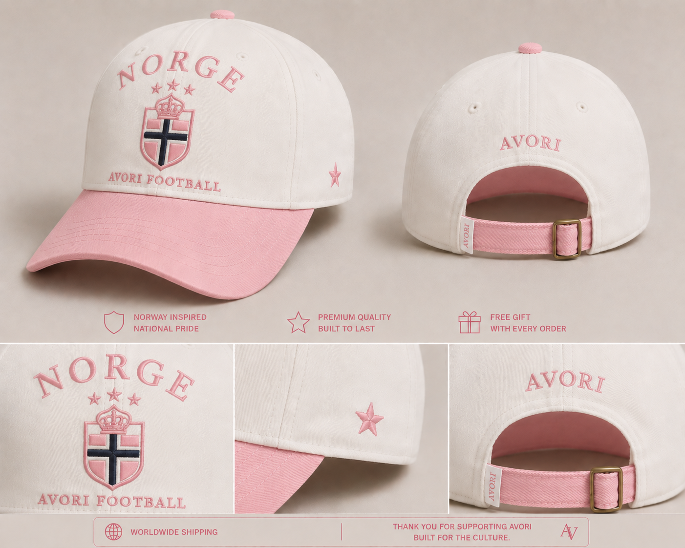 Free Cap with every order (set)