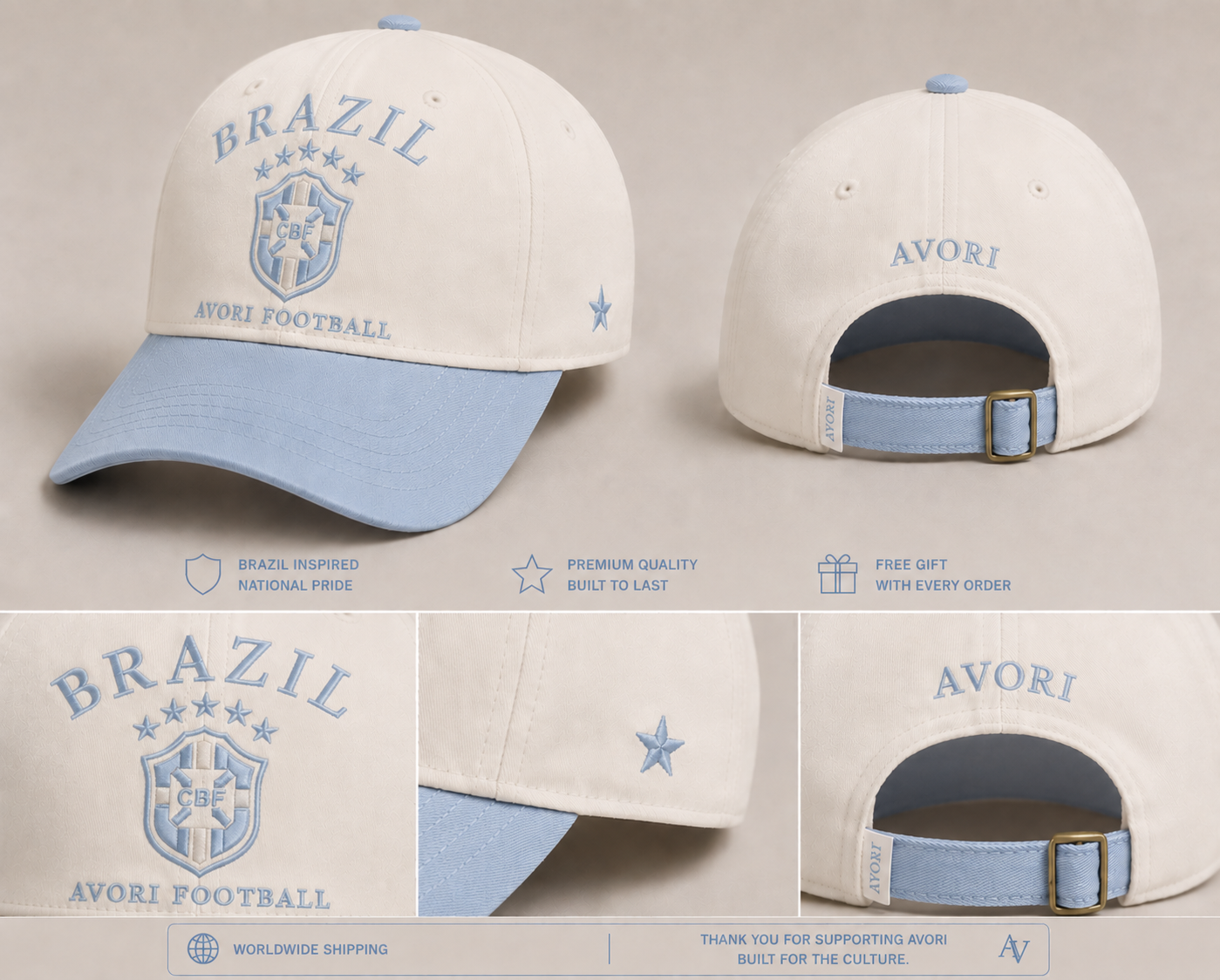 Free Cap with every order (set)